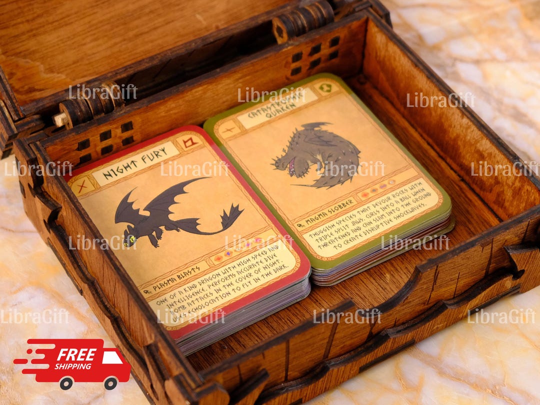 Toothless Cards HTTYD Card Dragon Cards 87 Cards Train Your Dragon Deck of Dragon ...