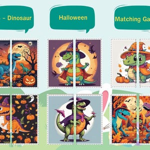 Halloween Memory Game for Kids | 48 Card Printable Matching Game | Fun  Educational Activity for Toddlers ,Young Children | Instant Download