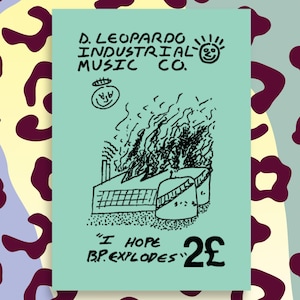 Indie Punk Band Poster, Alternative Music Wall Art, D.L.I.M.C. Print