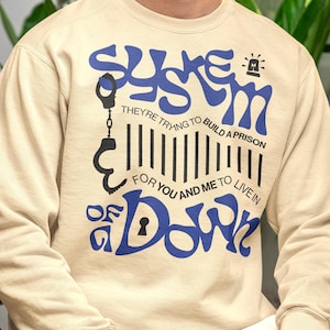 System of a Down Sweatshirt, Prison Song Crewneck, Metal Band Sweatshirt, Alternative Metal Crewneck