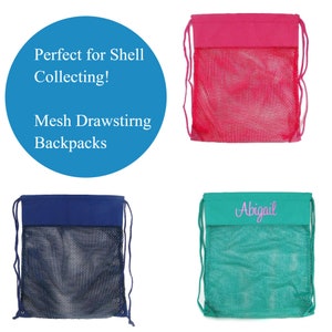 personalized mesh backpacks