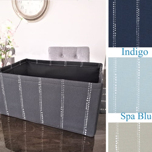 Collapsible Storage Bin in Your Custom Size Etsy