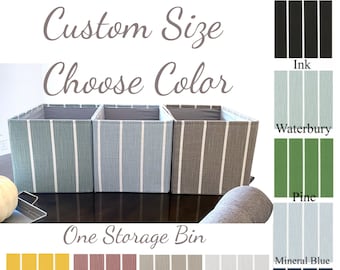 You choose color and size Storage Bin