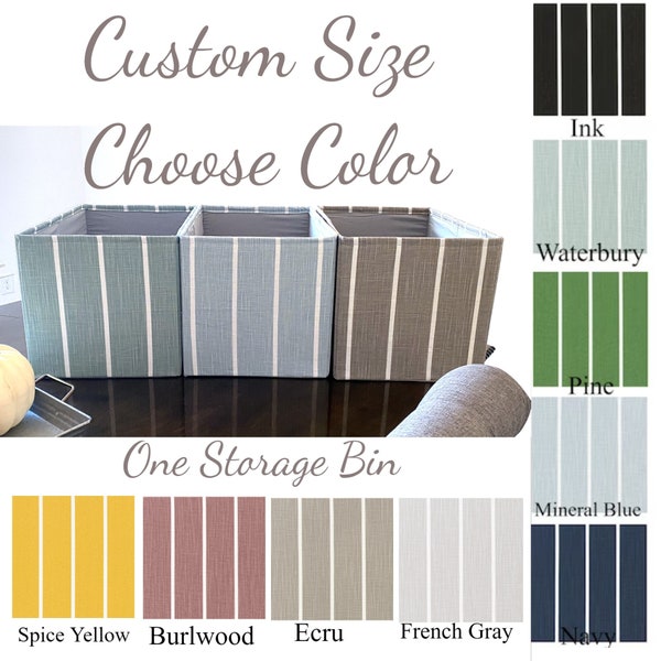 You choose color and size Storage Bin