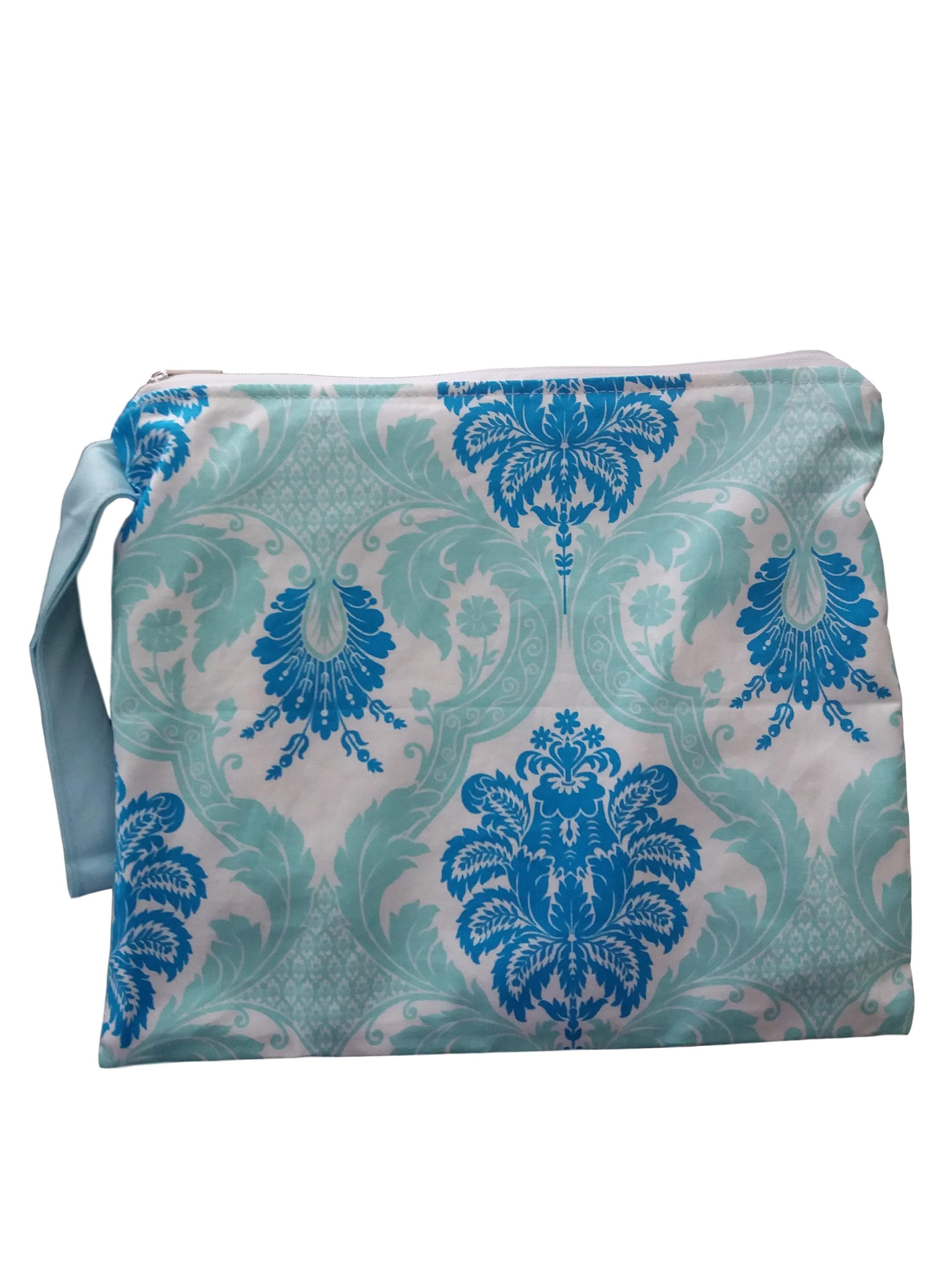 Turquoise and Aqua Wet Swimsuit Bag Wet 