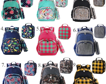 Personalized Kids Backpack With Pencil 