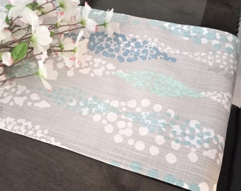 Table Runner Grey Fishing Lure Hook Fish Men Flies Cotton Sateen Table Runner Grey Fishing Lure Hook Fish Men Flies Cotton Sateen