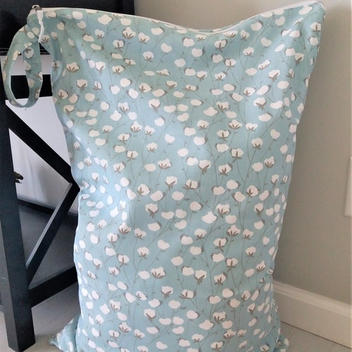 Large Wet Bag Laundry Bag With Zipper Closure Etsy