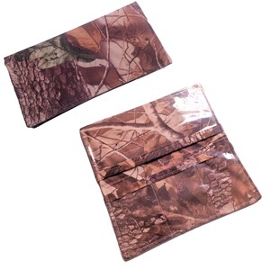 Camoflauge Auto Document Wallet,  Camo Car Registration wallet Personalized Gift for Him or choose color