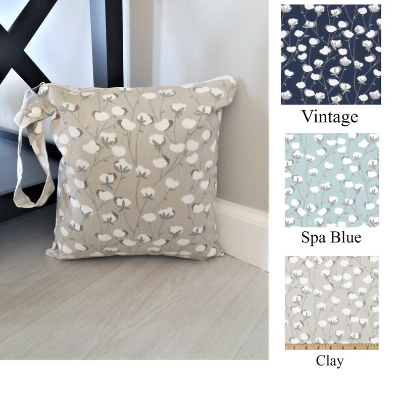 Large Wet Bag Laundry Bag With Zipper Closure Etsy