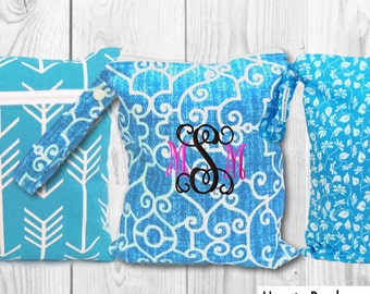 Wet Bag with seam sealed waterproof lining for cloth diapers and swimsuits - you pick the size and print and monogramming available