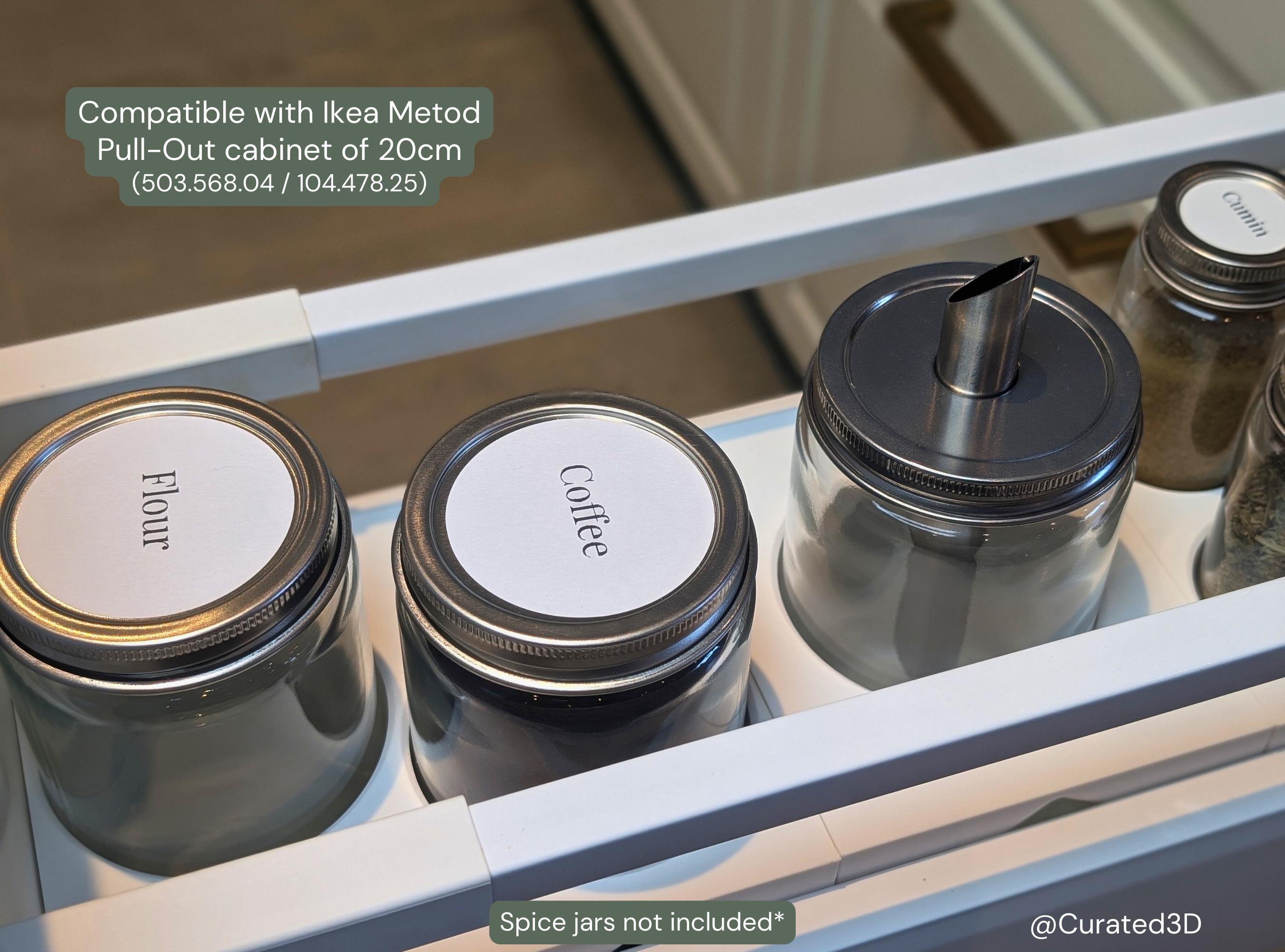 Spice Organizer IKEA Kitchen Storage Metod Maximera Exceptionell