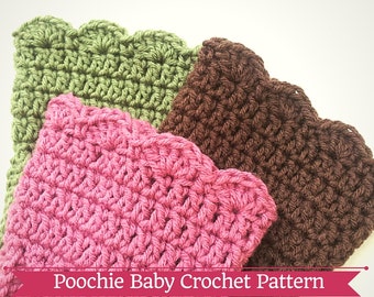 PATTERN - Crochet Scalloped Boot Cuffs