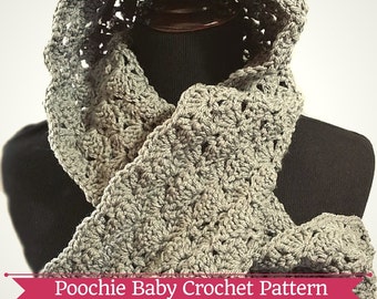 Instant Download: Ansley Hooded Scarflette Crochet Pattern - 3 Sizes (Toddler/Child/Adult)