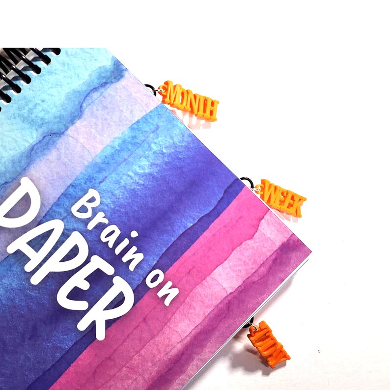 Planner Page Markers Month Week Today 3D Printed Paper - Etsy