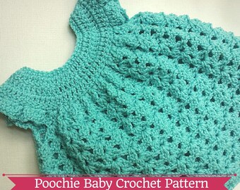 PATTERN - Crochet Dress for Baby Girls - Pinafore Style