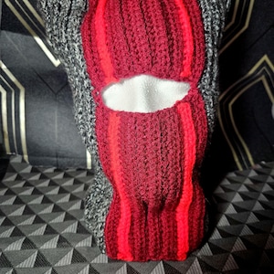 Handmade Crochet Clancy 2-in-1 Balaclava/hat/mask (Twenty One Pilots)