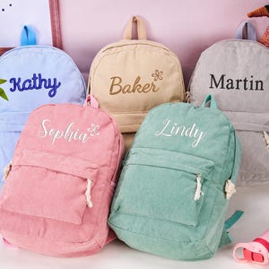 Sacs à dos personnalisés pour enfants et tout-petits-Sacs d'école pour filles-Sacs de camp d'été pour enfants-Rentrée des classes-Rentrée des classes-Cadeau de vacances