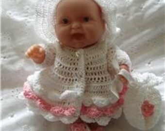 Olivia 8 inch Doll's 4 piece Crochet Pattern