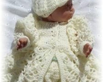 Baby Crochet Pattern 3 piece - LE PETIT BIJOU