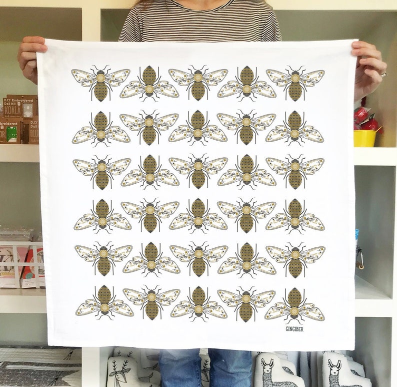 Gingiber Bee Tea Towel - Thumbnail 3
