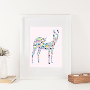 Party Horse Animal Art Print Animal Illustration Home & Nursery Decor image 6