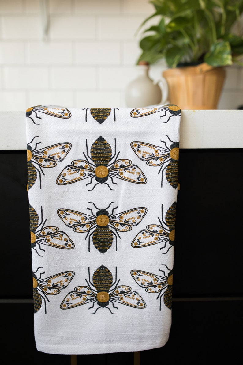Gingiber Bee Tea Towel