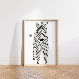 Zebra Art, Zebra Baby Animal Print, Safari Animal Art, Zebra Print, Animal Art, Zebra, Zebra Nursery Decor, Zebra Nursery Print image 7