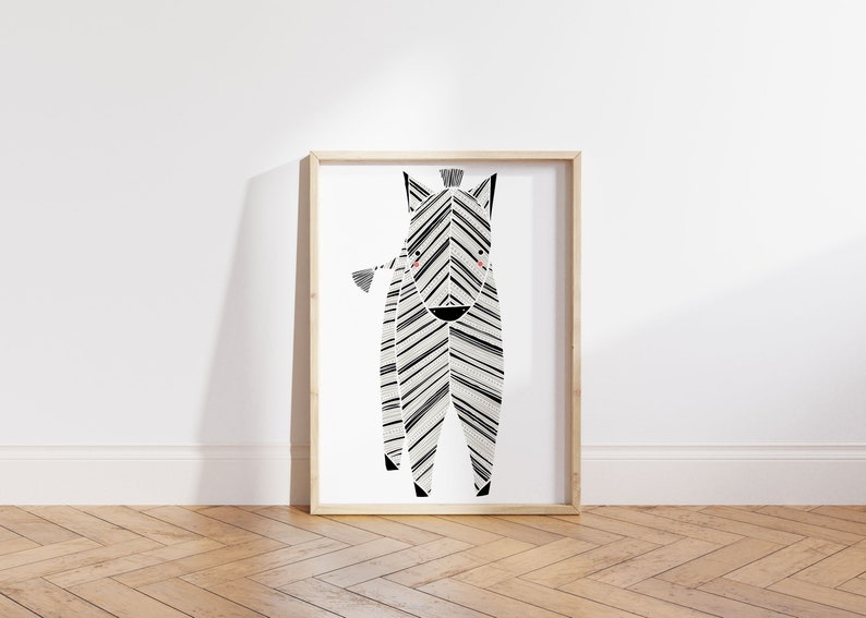 Zebra Art, Zebra Baby Animal Print, Safari Animal Art, Zebra Print, Animal Art, Zebra, Zebra Nursery Decor, Zebra Nursery Print image 7