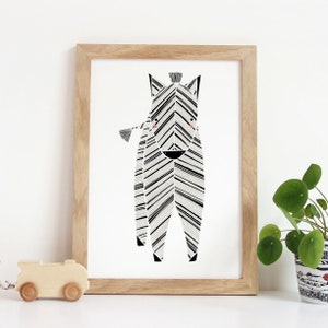 Zebra Art, Zebra Baby Animal Print, Safari Animal Art, Zebra Print, Animal Art, Zebra, Zebra Nursery Decor, Zebra Nursery Print image 8