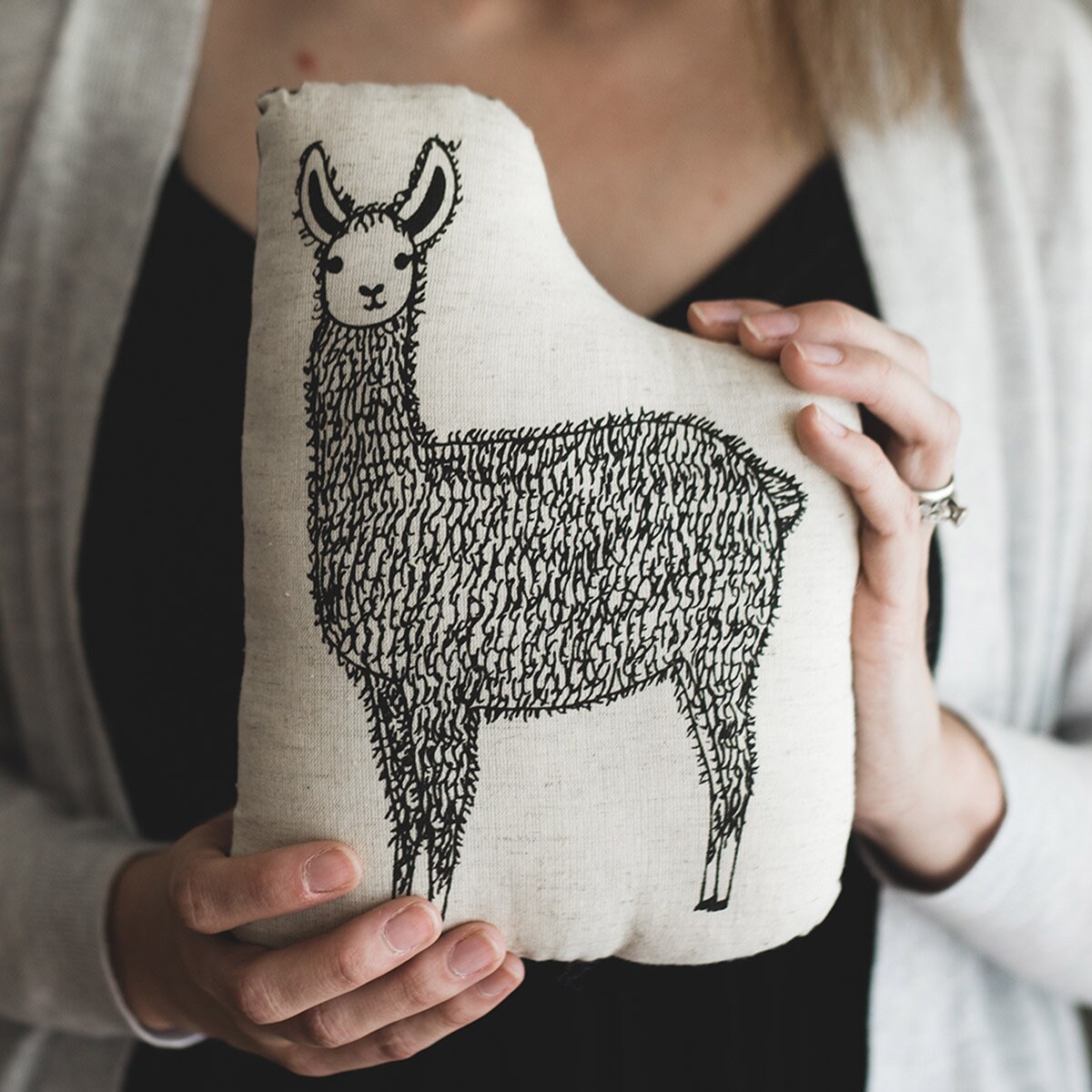 llama pillow pet