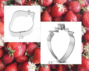 Strawberry Cookie Cutter 2 sizes to pick from