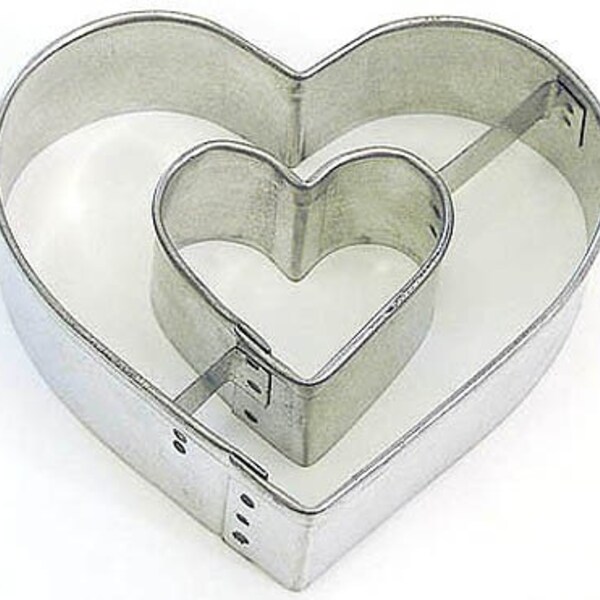 Corazón en cortador de galletas de corazón de San Valentín de 3,5 pulgadas