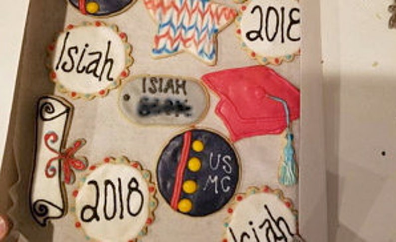 Made in USA Graduation Cookie cutter set Set of 2 Graduation Cap and Diploma