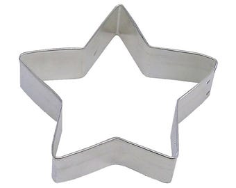 Choose your size, Star Cookie Cutter Christmas, Military, Scouts, Patriotic, Elections, super star birthday baby showers, 2, 3.5, 4.5"