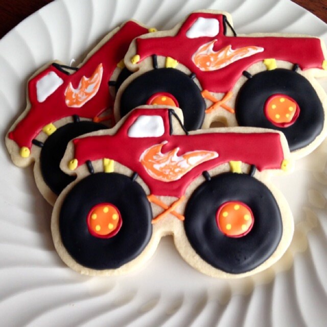 Monster Truck Cookie Cutter 5 Pickup Truck Etsy