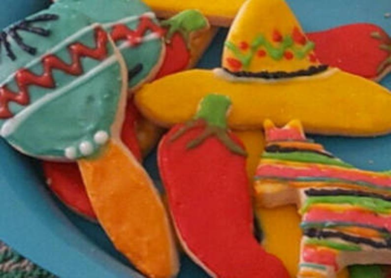 Cinco De Mayo Cookie Cutters set of 3 Fiesta party Sombrero Etsy