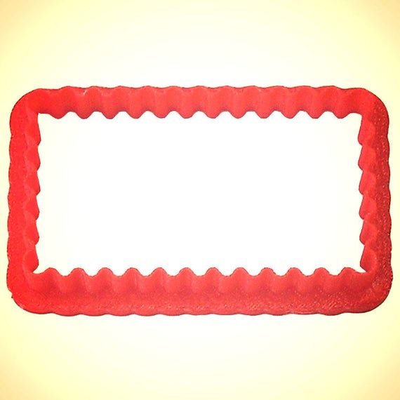 Large shortbread cookie cutter 3.7x2.1 rectangle Etsy