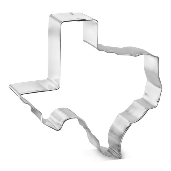 Texas Cookie Cutter, 4.75"  state cookie cutter Made in USA