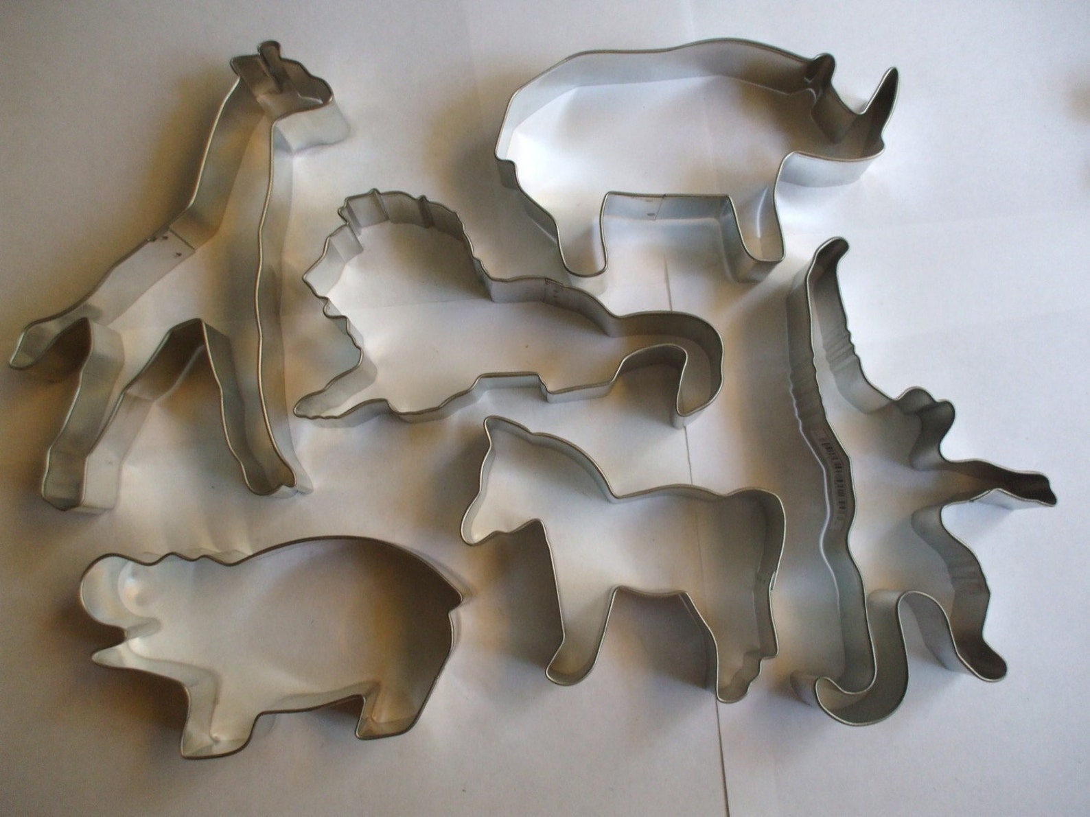 ZOO Cookie Cutter Set of Zebra Giraffe Lion Monkey Rhino Etsy