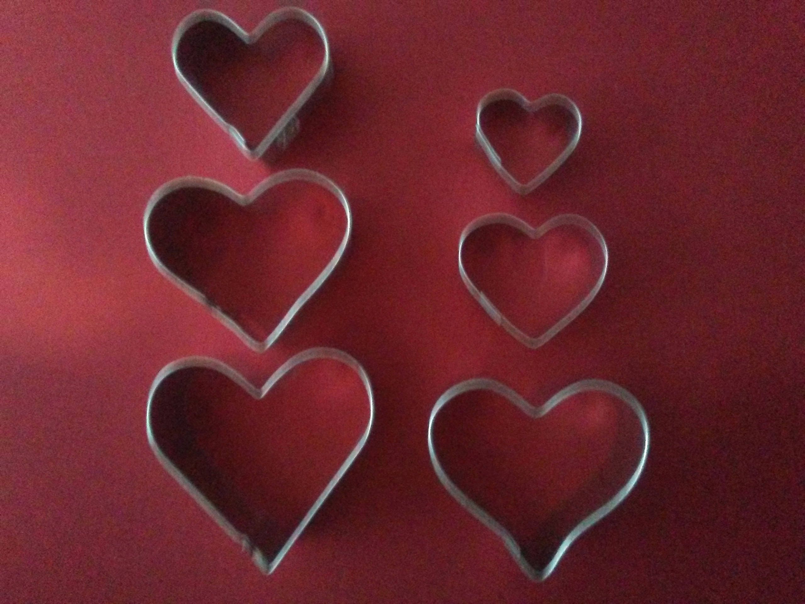 Valentine Cookie Cutters - Set of 9!