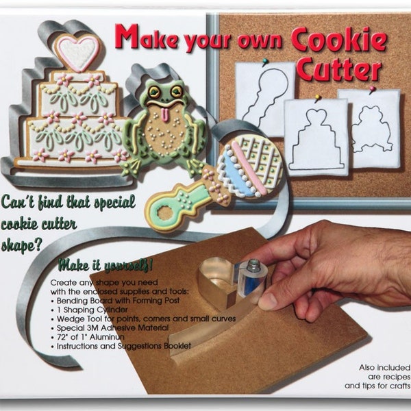 Make Your Own Cookie Cutter Kit with forms, directions and 72"  1"metal