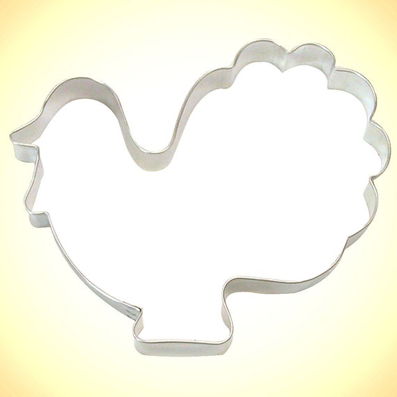 Large Turkey Cookie Cutter 5 5 Thanksgiving Pyo Paint Etsy