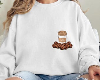 Coffee & Books Sweatshirt, Cute Books Lover Sweatshirt, Books Club Shirt, Books Lover Gift, Back To School Shirt, Elementary Teacher Shirt