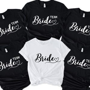 Bachelorette Party Shirts, Bride Team Bride Shirt, Bride Tshirt, Wedding Tee, Bridal Party Gift, Team Bride Tees, Bridesmaid Proposal Gifts