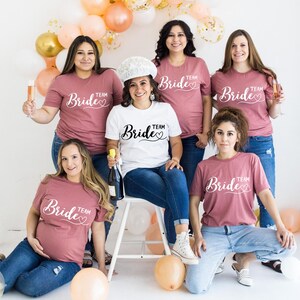 Bachelorette Party Shirts, Bride Team Bride Shirt, Bride Tshirt, Wedding Tee, Bridal Party Gift, Team Bride Tees, Bridesmaid Proposal Gifts
