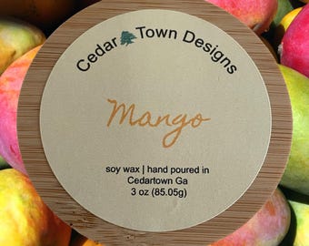 Mango Scented  Candle - 3 oz