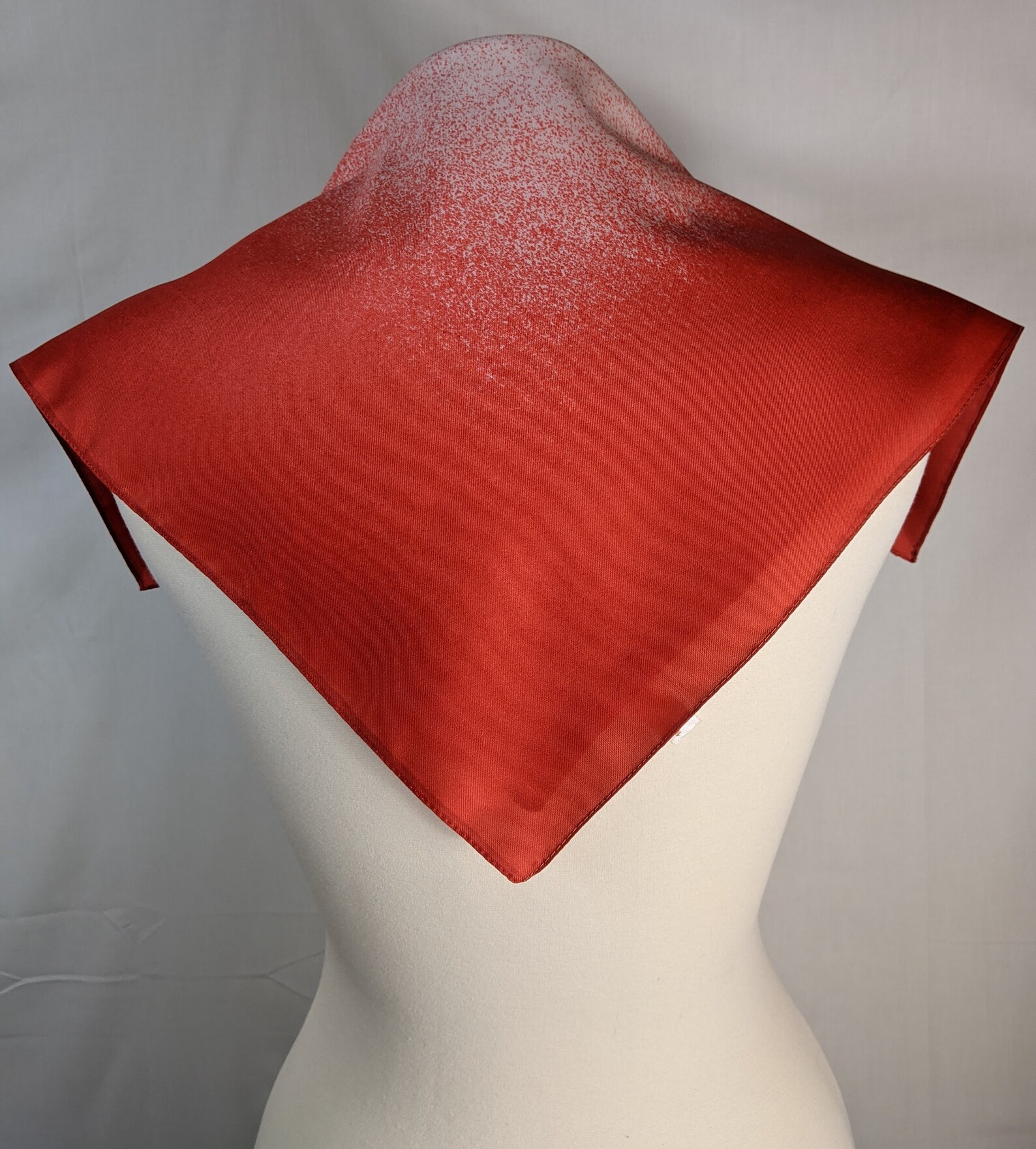 Vintage Red Head Scarf Made in Italy Fall Accessory Light Etsy UK