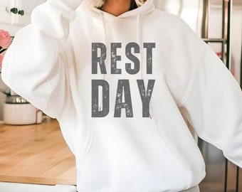 Rest Day Hoodie: Strength Training Workout Apparel