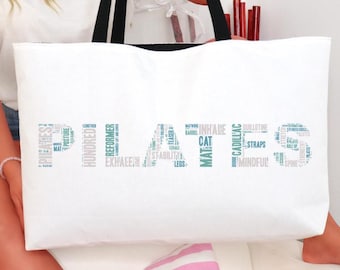 Pilates Weekender Tote Bag: Reformer Studio Gym Travel Bag